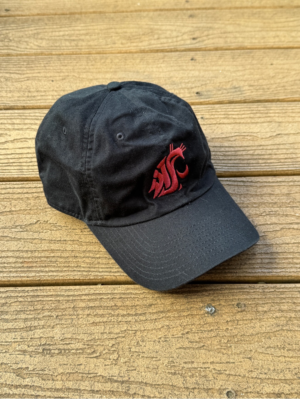 Black Washington State Cap